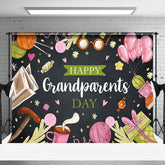 Aperturee - Aperturee Painted Old Man Items Happy Grandparents Backdrop